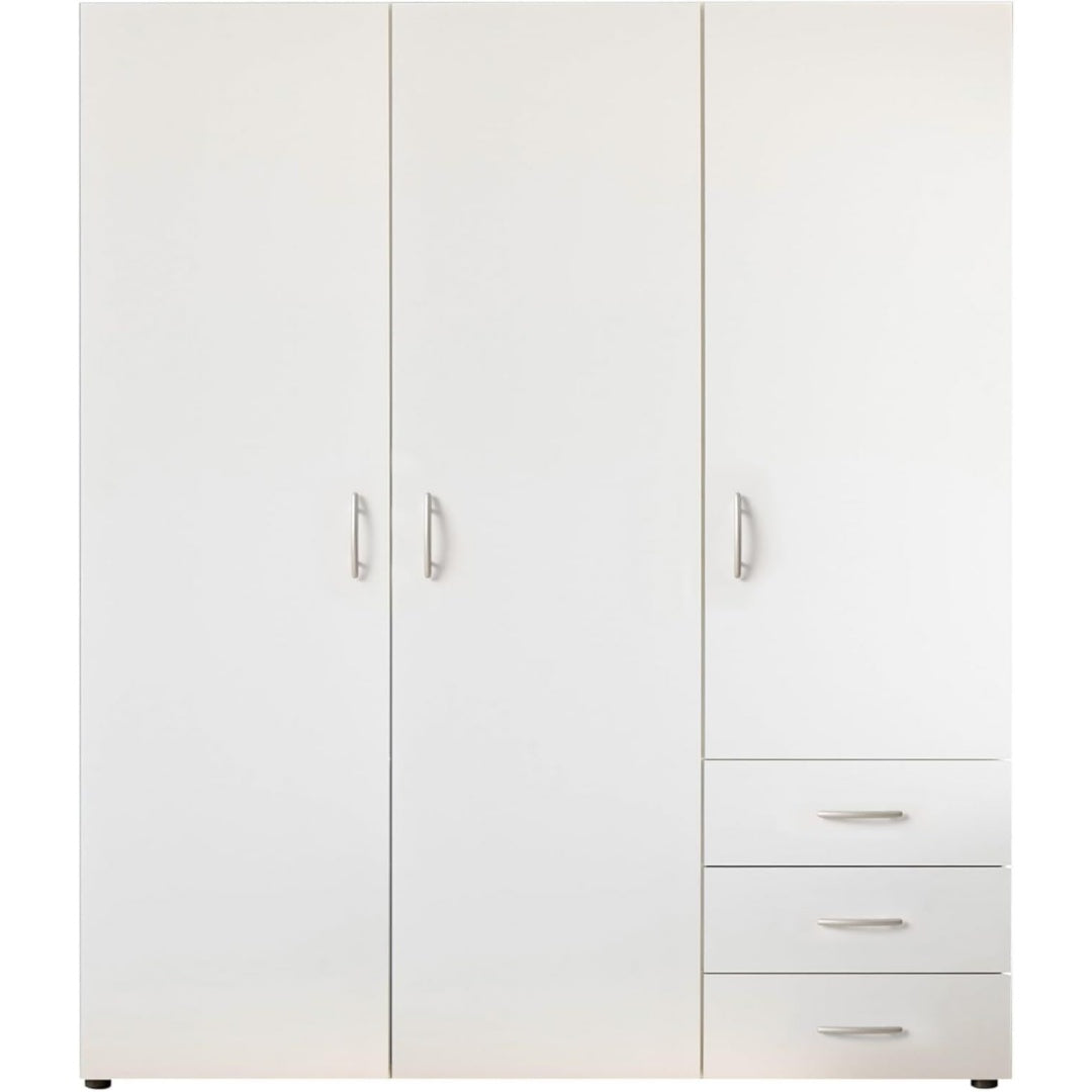 Stile raffinato armadi in legno bianco
