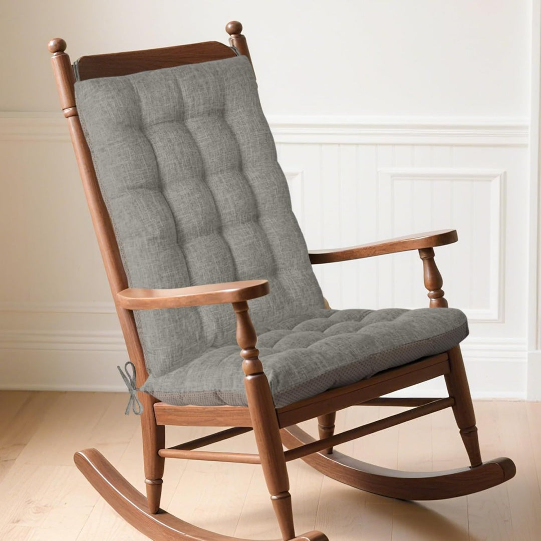 Eleganza pratica cuscini per dondoli in legno antiscivolo grigio