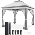 Arredo contemporaneo gazebo in ferro impermeabile pieghevole