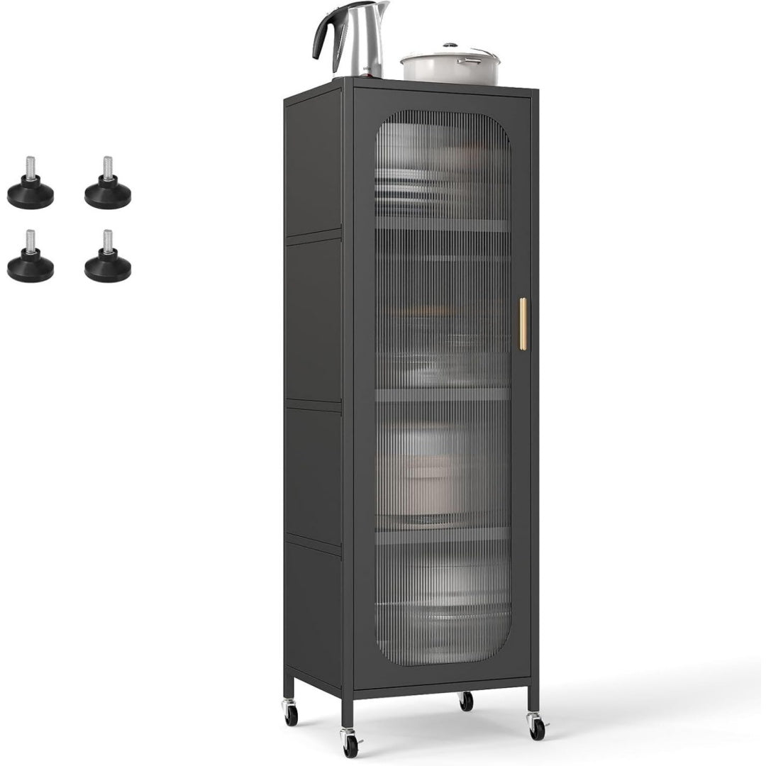 Stile raffinato mobili alti nero