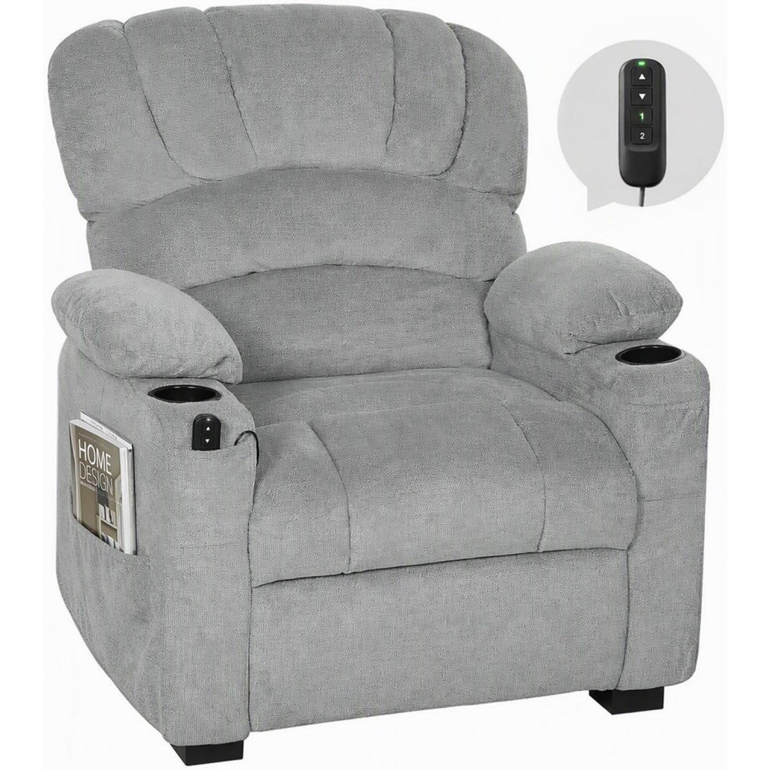 Eleganza pratica poltrone relax et chaise longue grigio