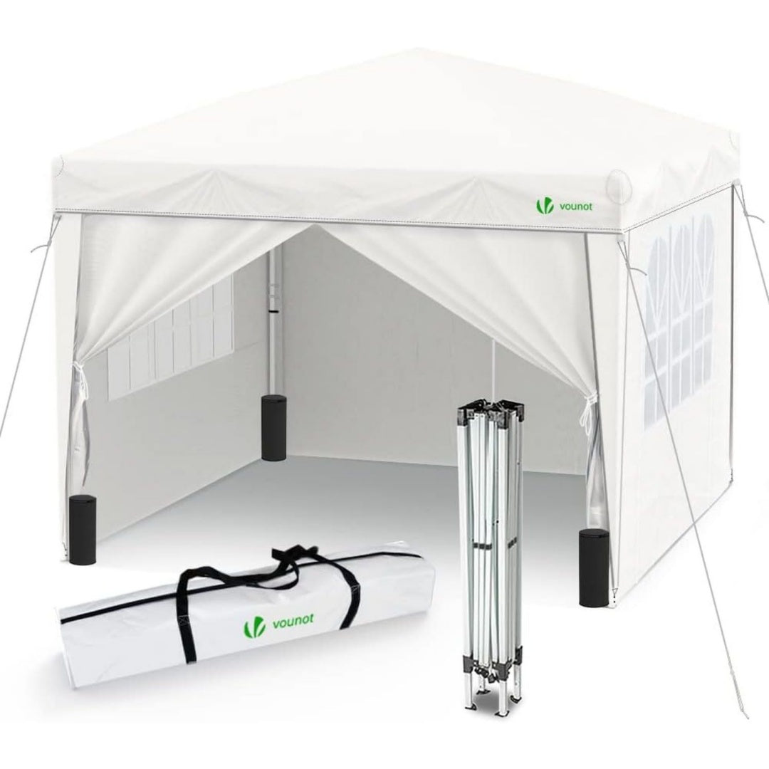 Finitura armoniosa gazebo pieghevole bianco