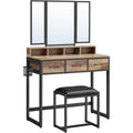 Stile raffinato toelette pieghevole con contenitore