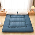 Design versatile materassi futon in tessuto pieghevole blu