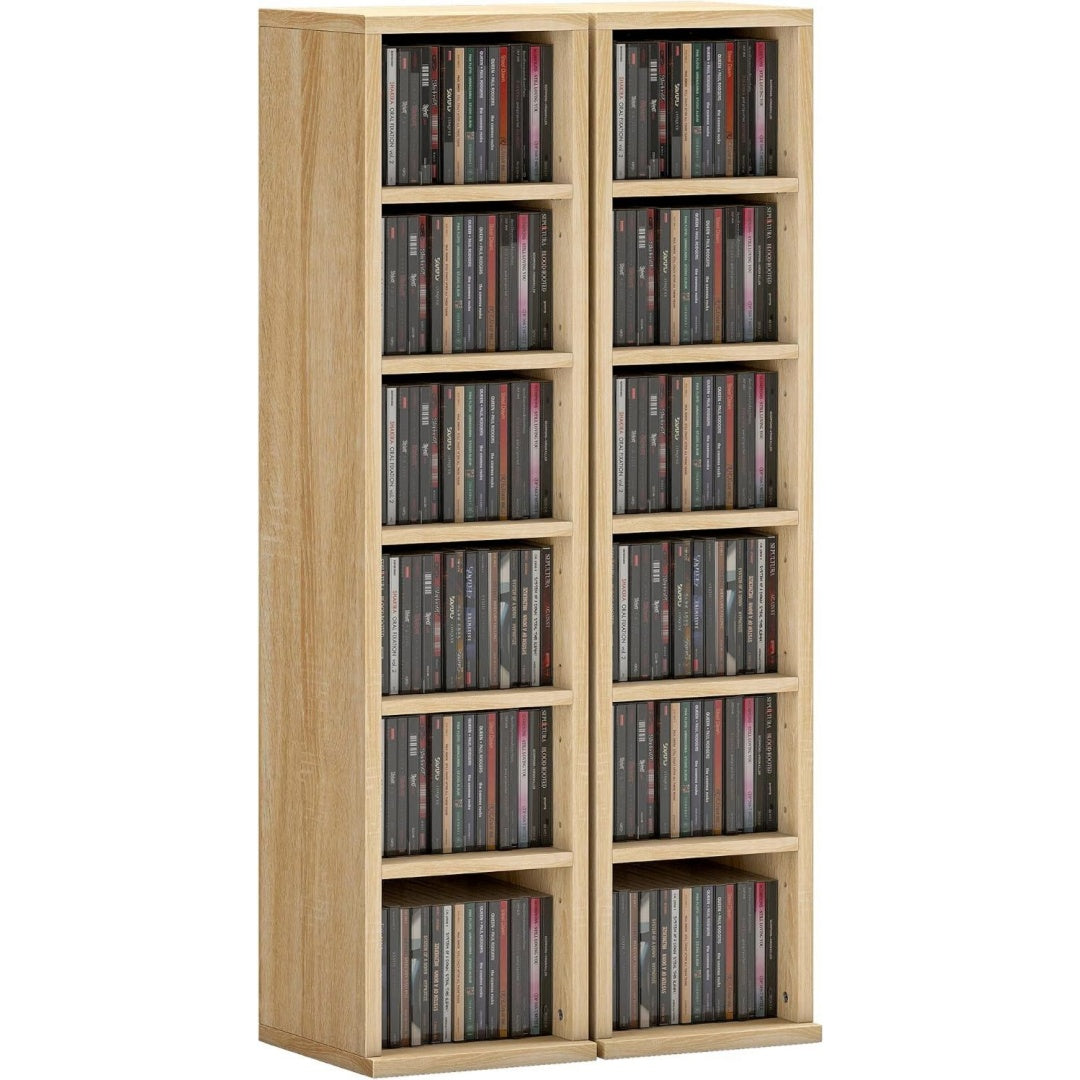 Eleganza pratica porta cd e dvd modulari salvaspazio blu