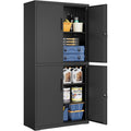 Design versatile armadi archivio regolabile nero