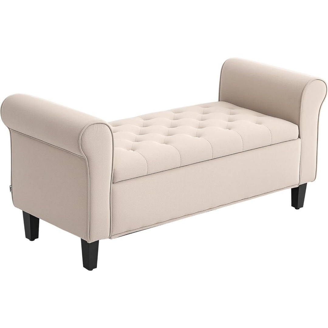 Profilo moderno panche contenitore con contenitore rosso