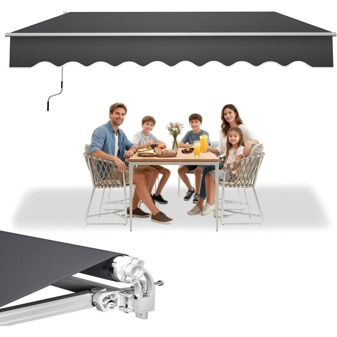 Profilo moderno tende da veranda in tessuto bianco