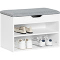 Design versatile panche contenitore in legno bianco