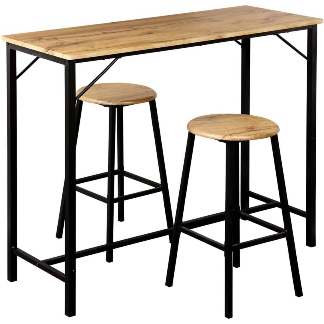 Finitura armoniosa set bar in metallo salvaspazio nero