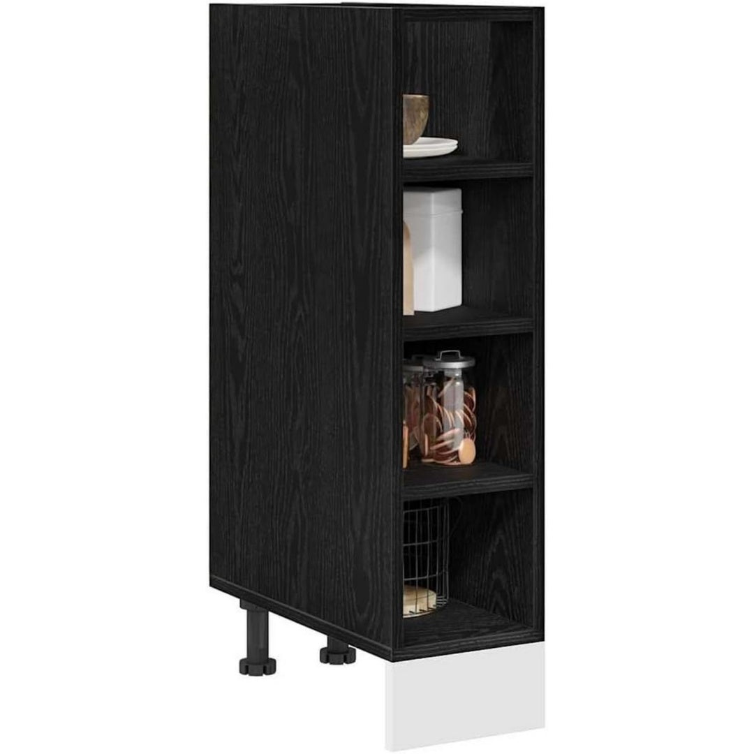 Stile raffinato mobili a muro in legno nero